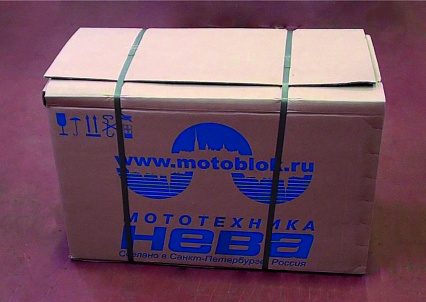 Размеры упаковки мототехники «НЕВА» и навесного оборудования