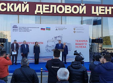 «Мототехника Нева» принимает участие в выставке «Российско-азербайджанский день поля»